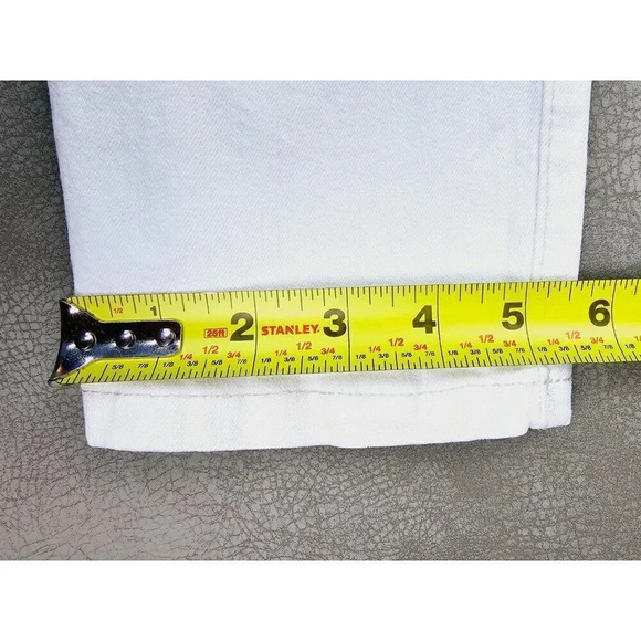 Cotton On Size 0 Women's White Stretch Mom Denim Jeans 28 Inch Inseam - Picture 5 of 12